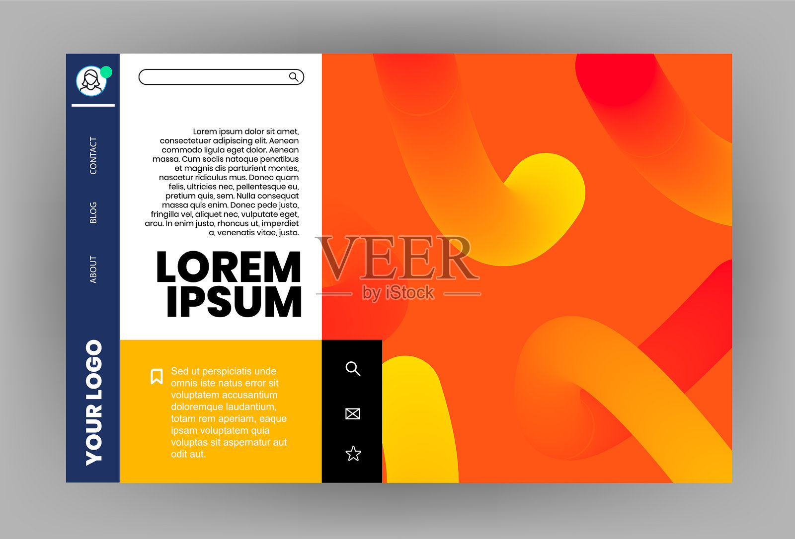 现代网站模板设计设计模板素材