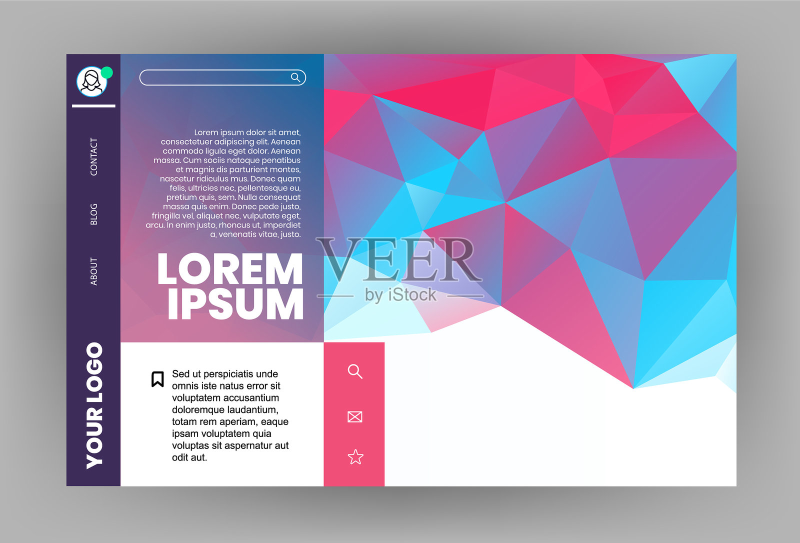 现代网站模板设计设计模板素材