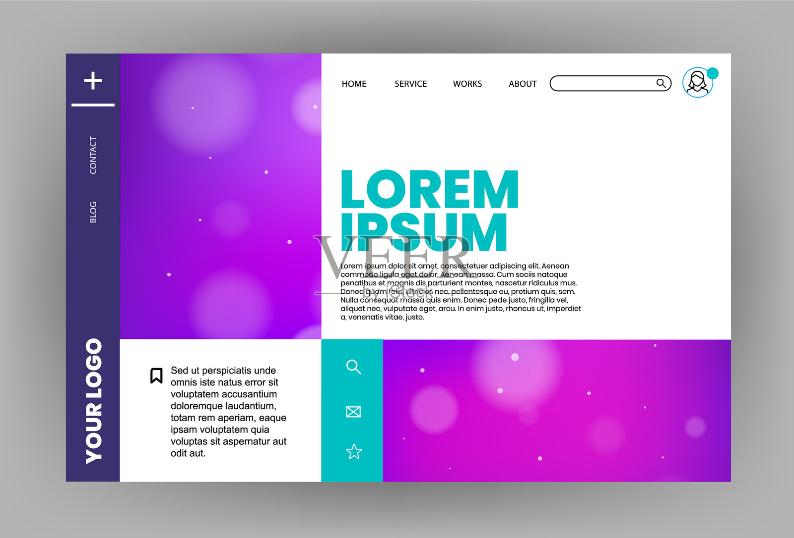 矢量网页设计插画图片素材