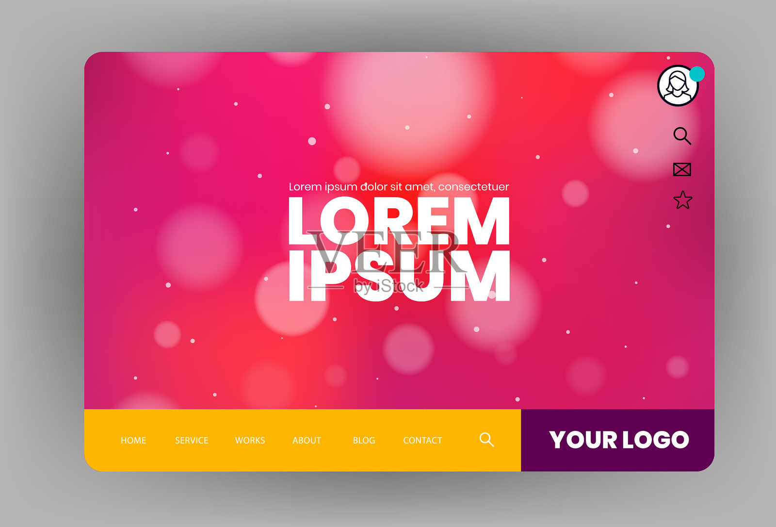 矢量网页设计插画图片素材