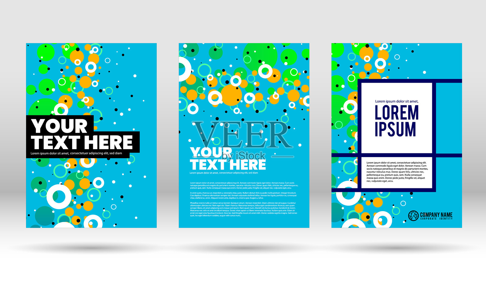 现代封面设计设计模板素材