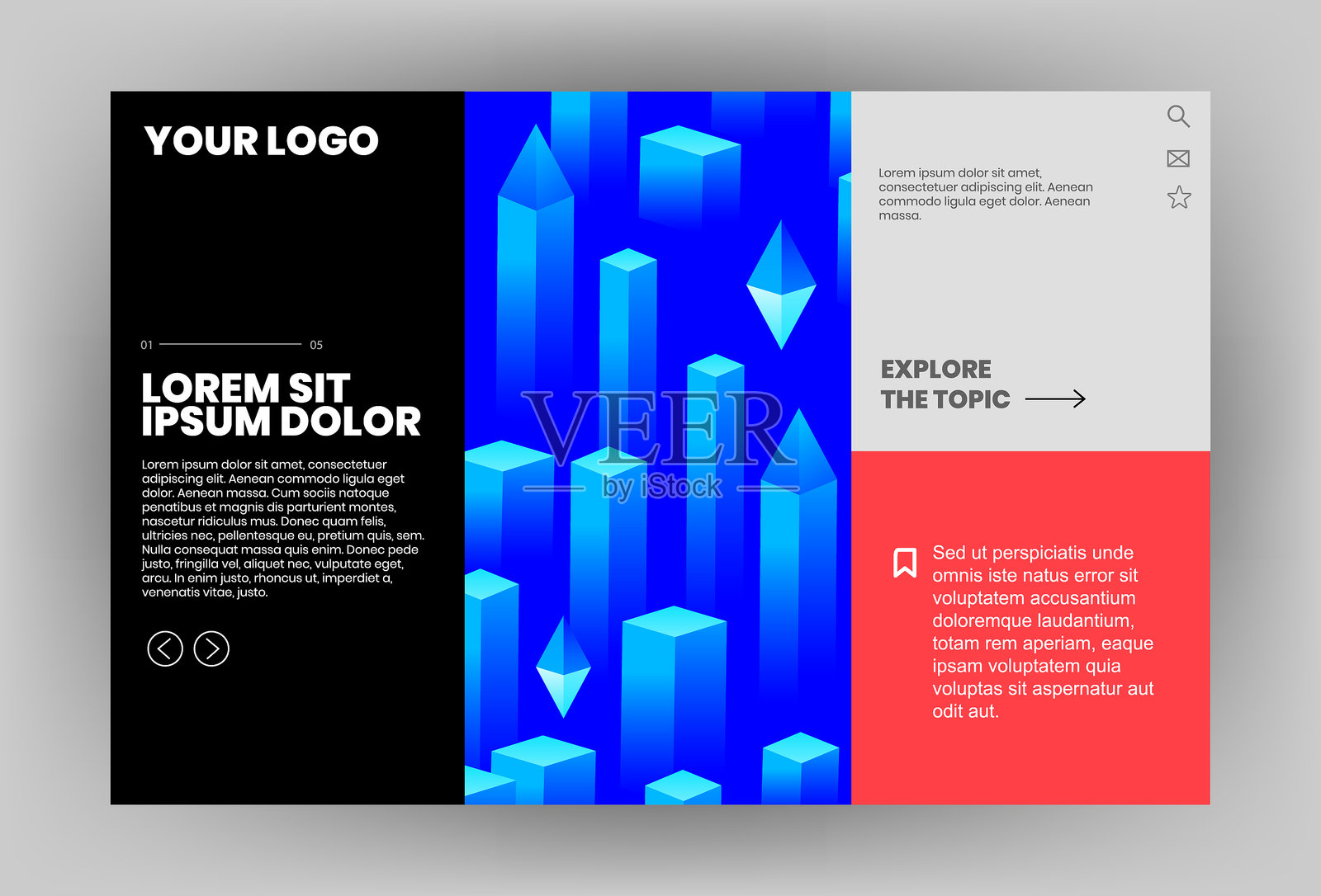 现代网站模板设计设计模板素材