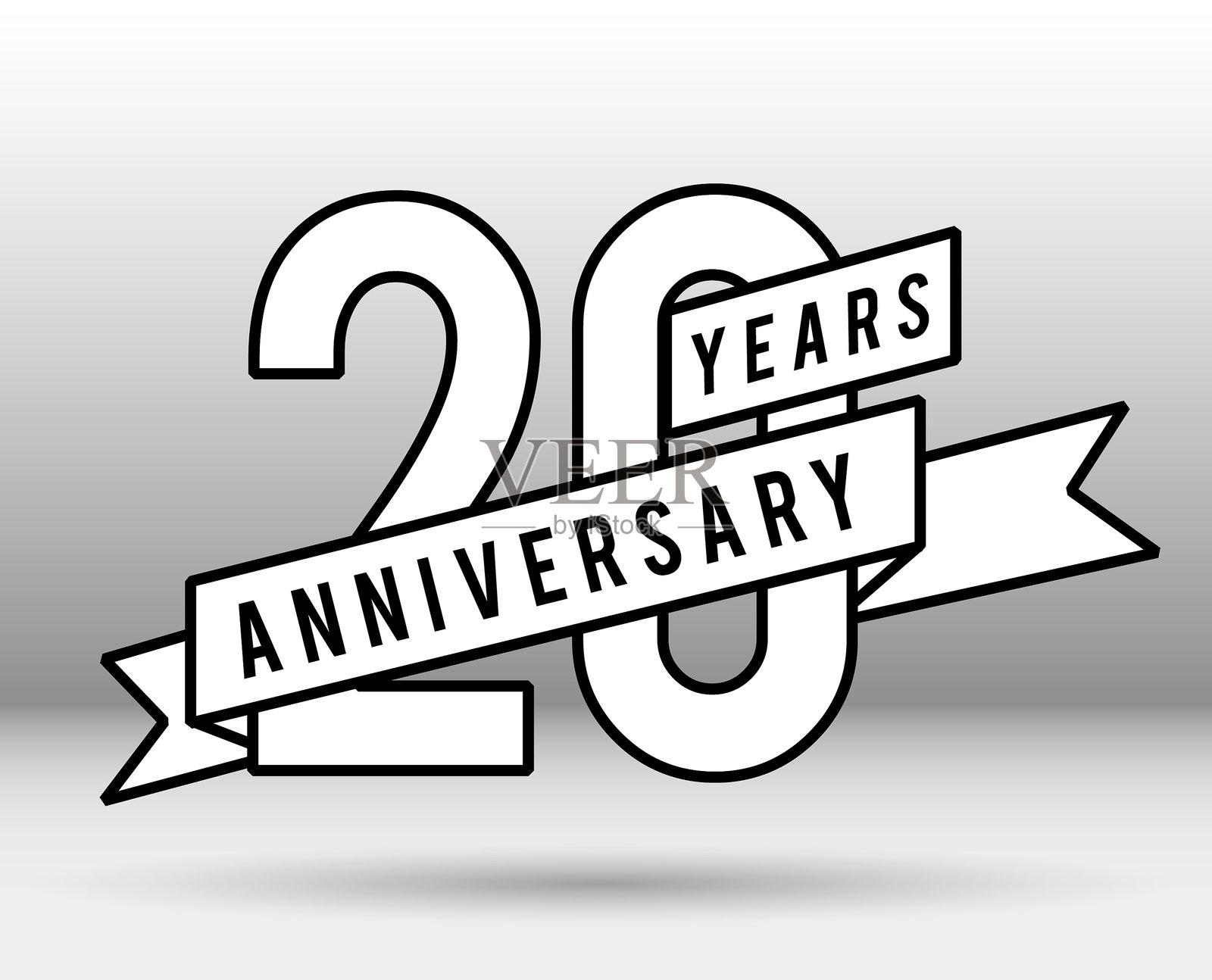 二十周年插画图片素材