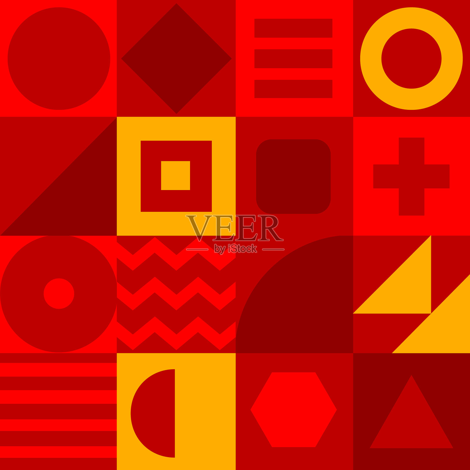 无缝的形状插画图片素材