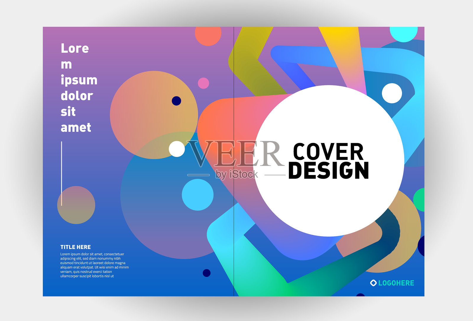 矢量覆盖设计模板插画图片素材