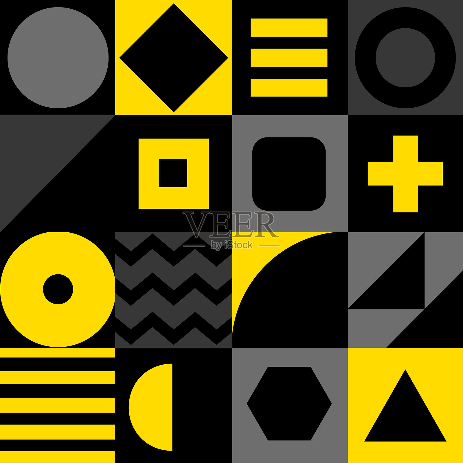 无缝的形状插画图片素材