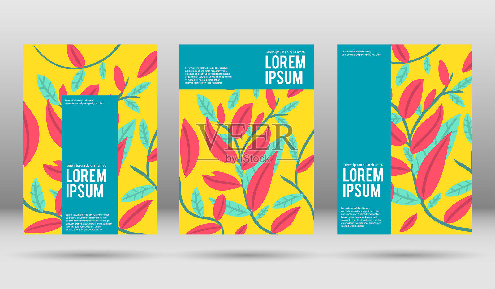 花卉载体封面设计模板设计模板素材