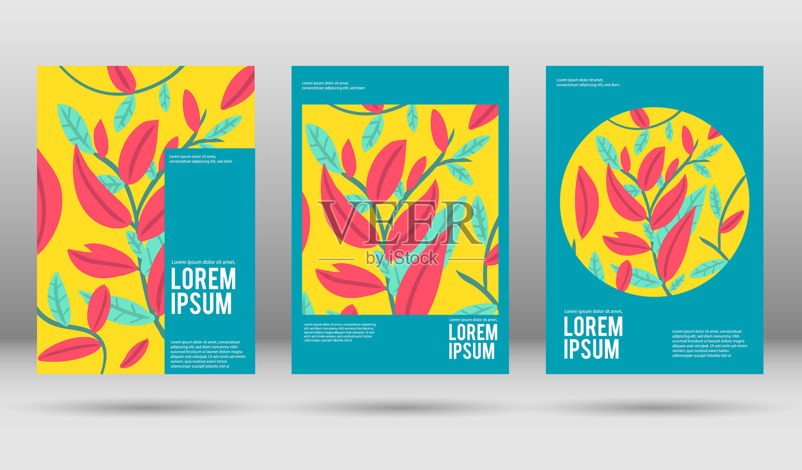 花卉载体封面设计模板设计模板素材