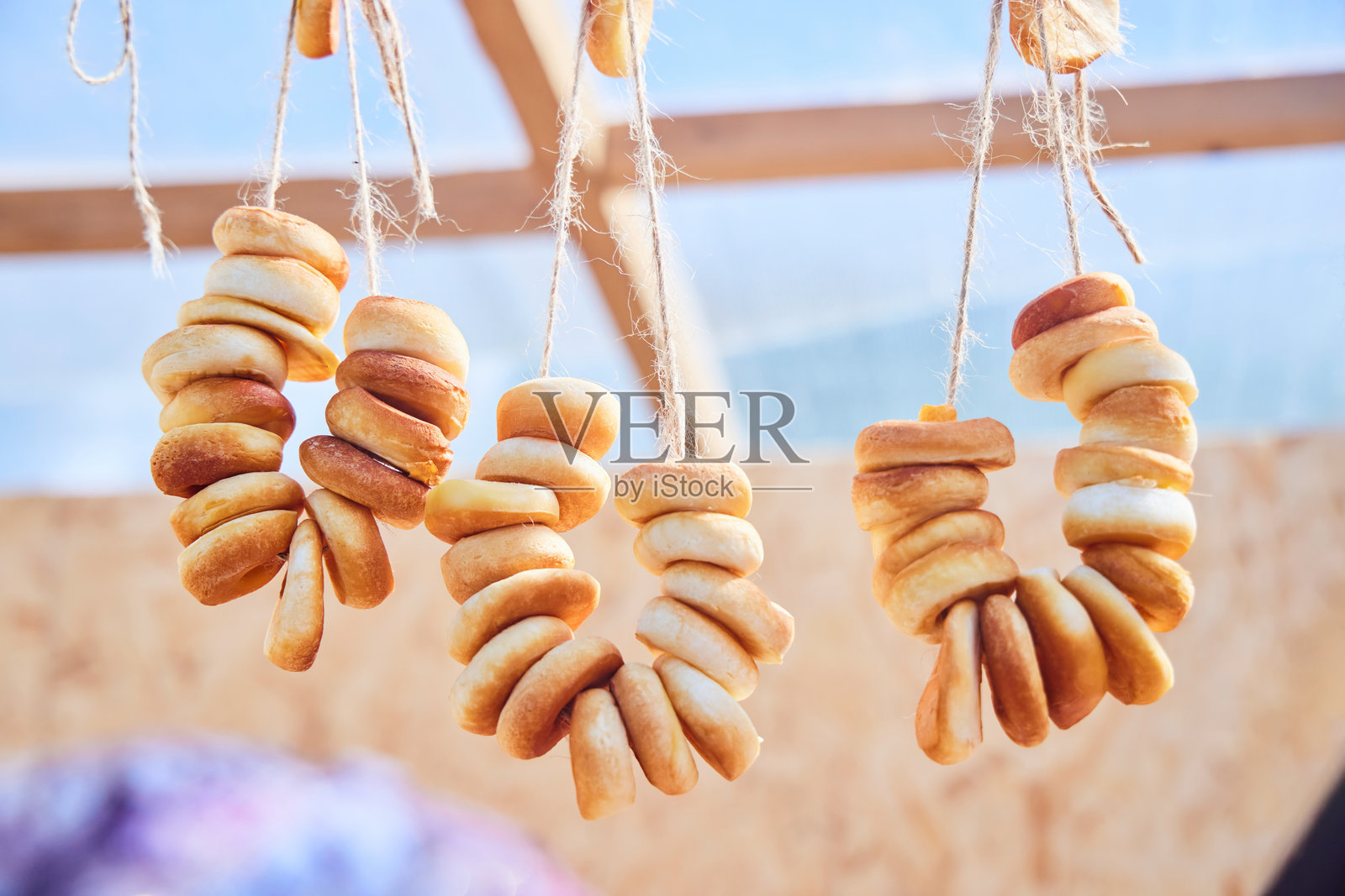 一种传统的斯拉夫菜肴是干燥的小麦粉。照片摄影图片