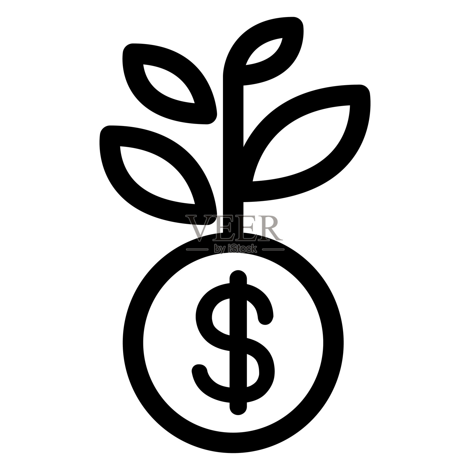 细线风格的特权图标。矢量插图图形设计插画图片素材