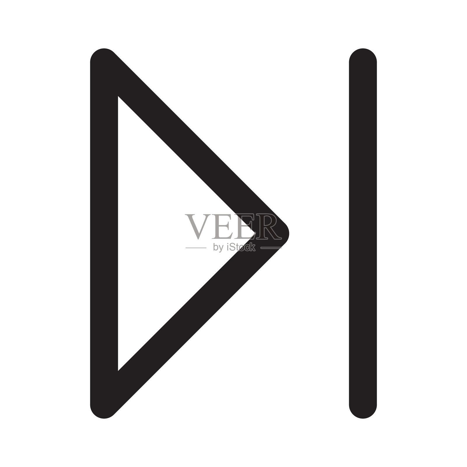 下一个细线风格的图标。矢量插图图形设计插画图片素材