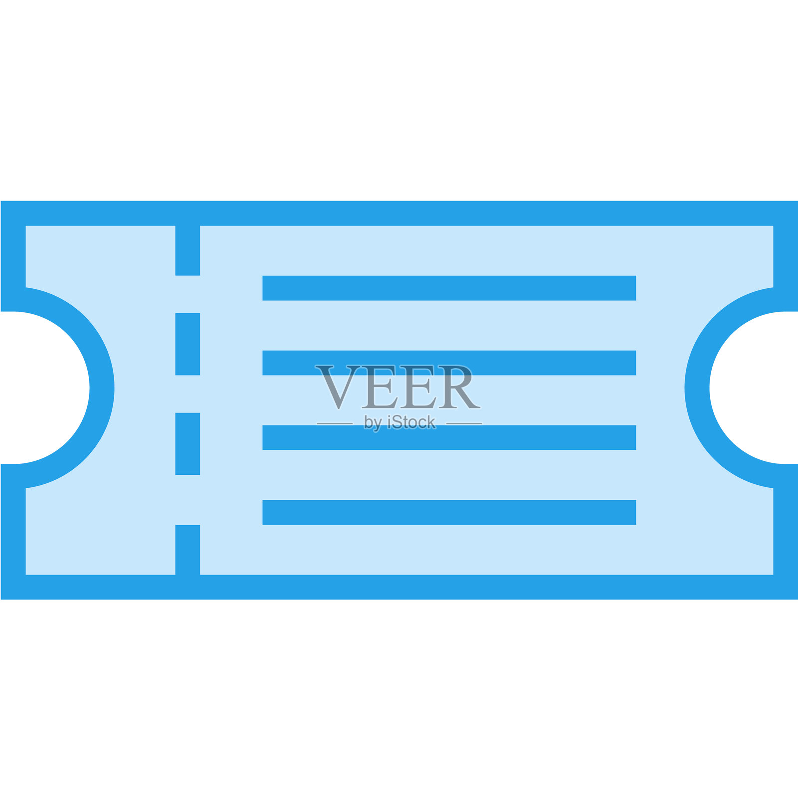 飞机票矢量图标设计插图插画图片素材