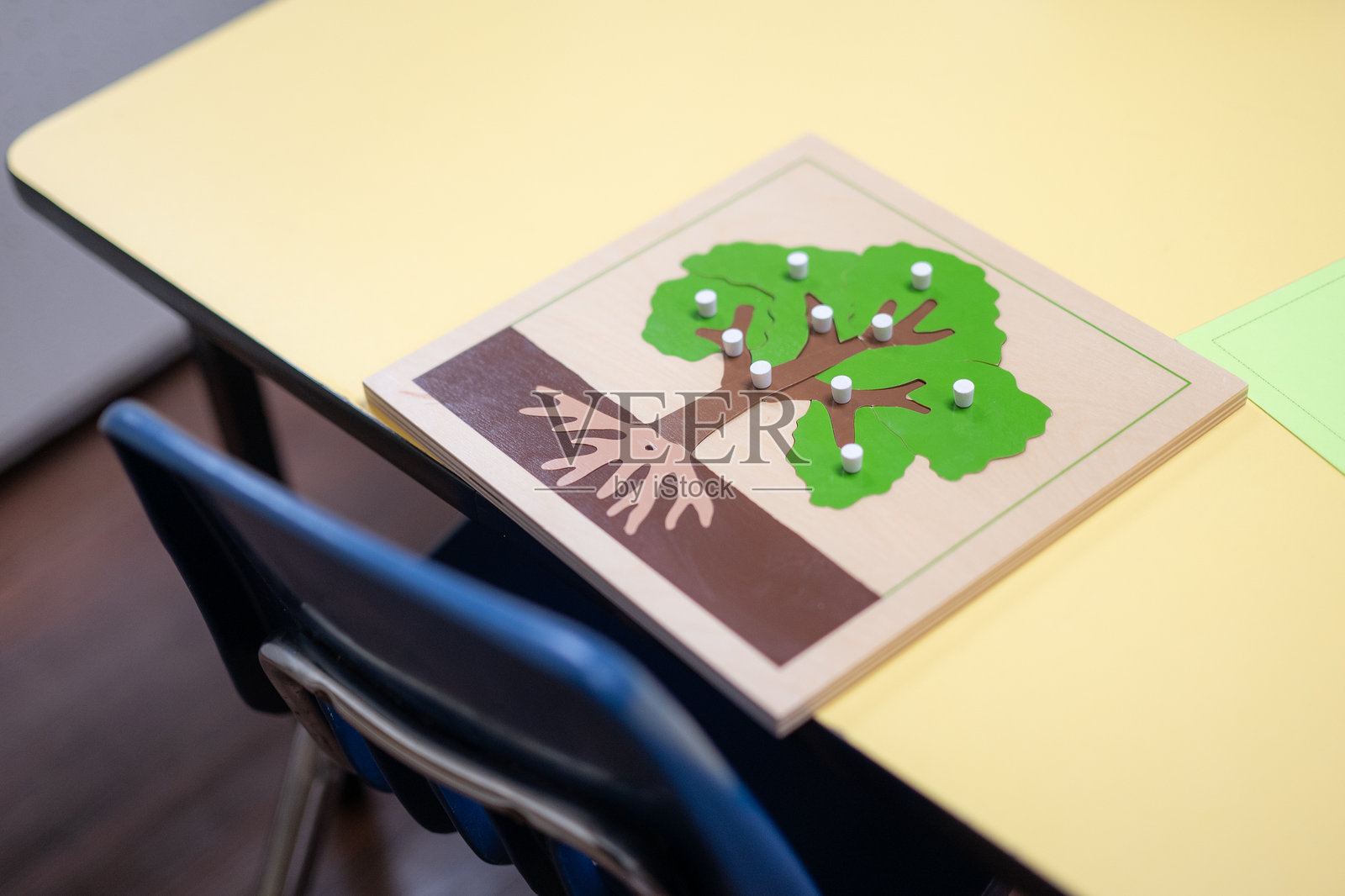 蒙特梭利教室材料照片摄影图片