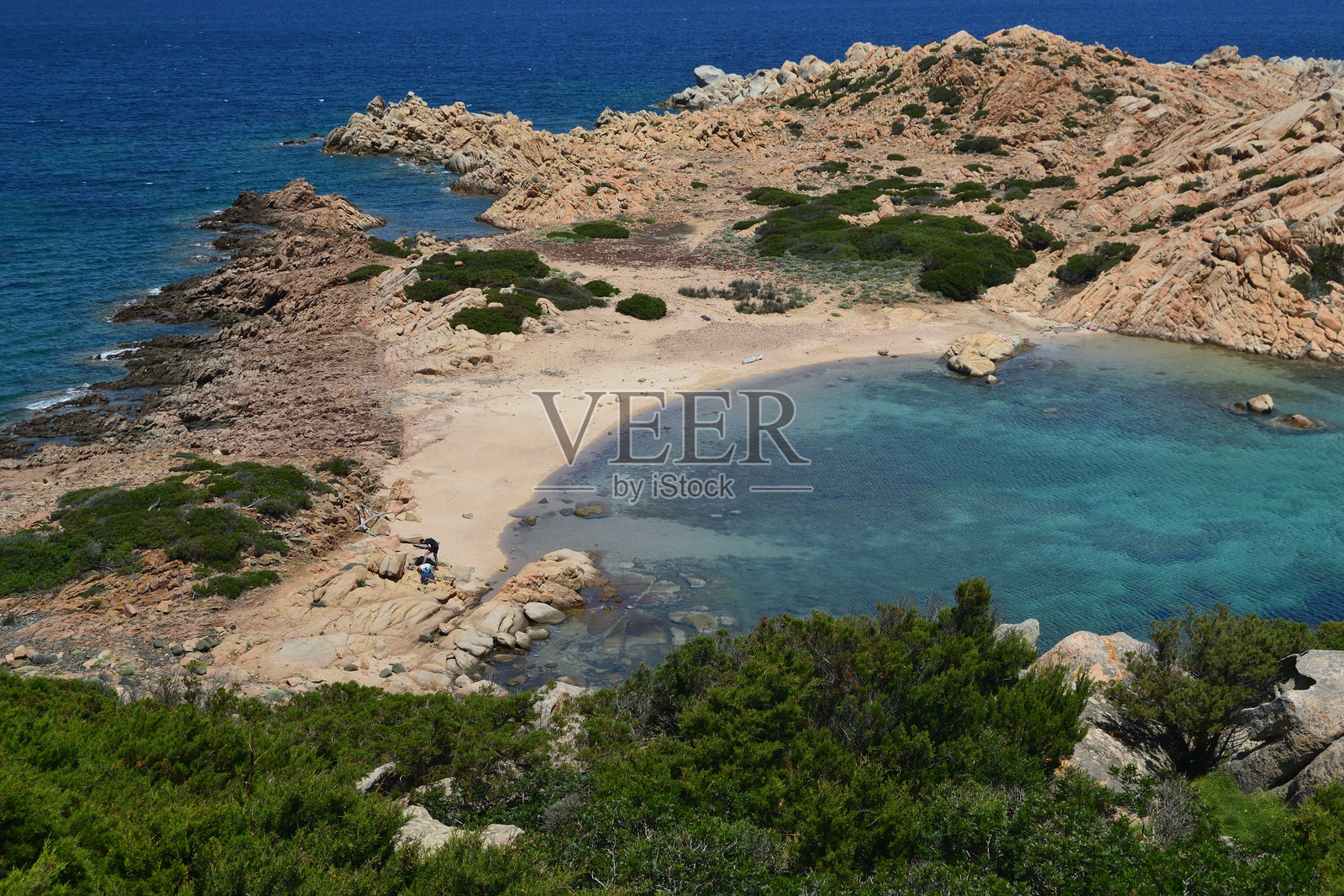 拉克鲁西塔海滩照片摄影图片