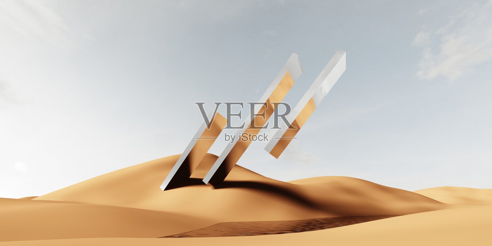 超现实景观的3d渲染照片摄影图片