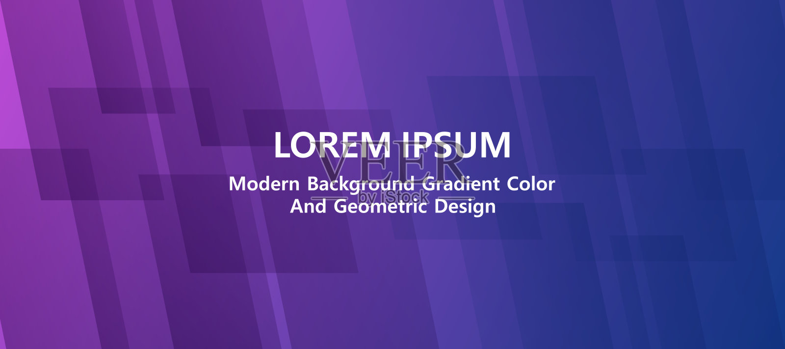 登陆页模板渐变颜色与几何插画图片素材