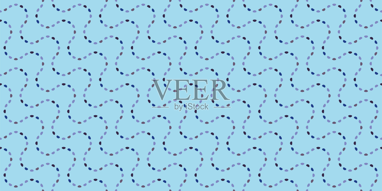 斯堪的纳维亚抽象插图背景。无缝模式。插画图片素材