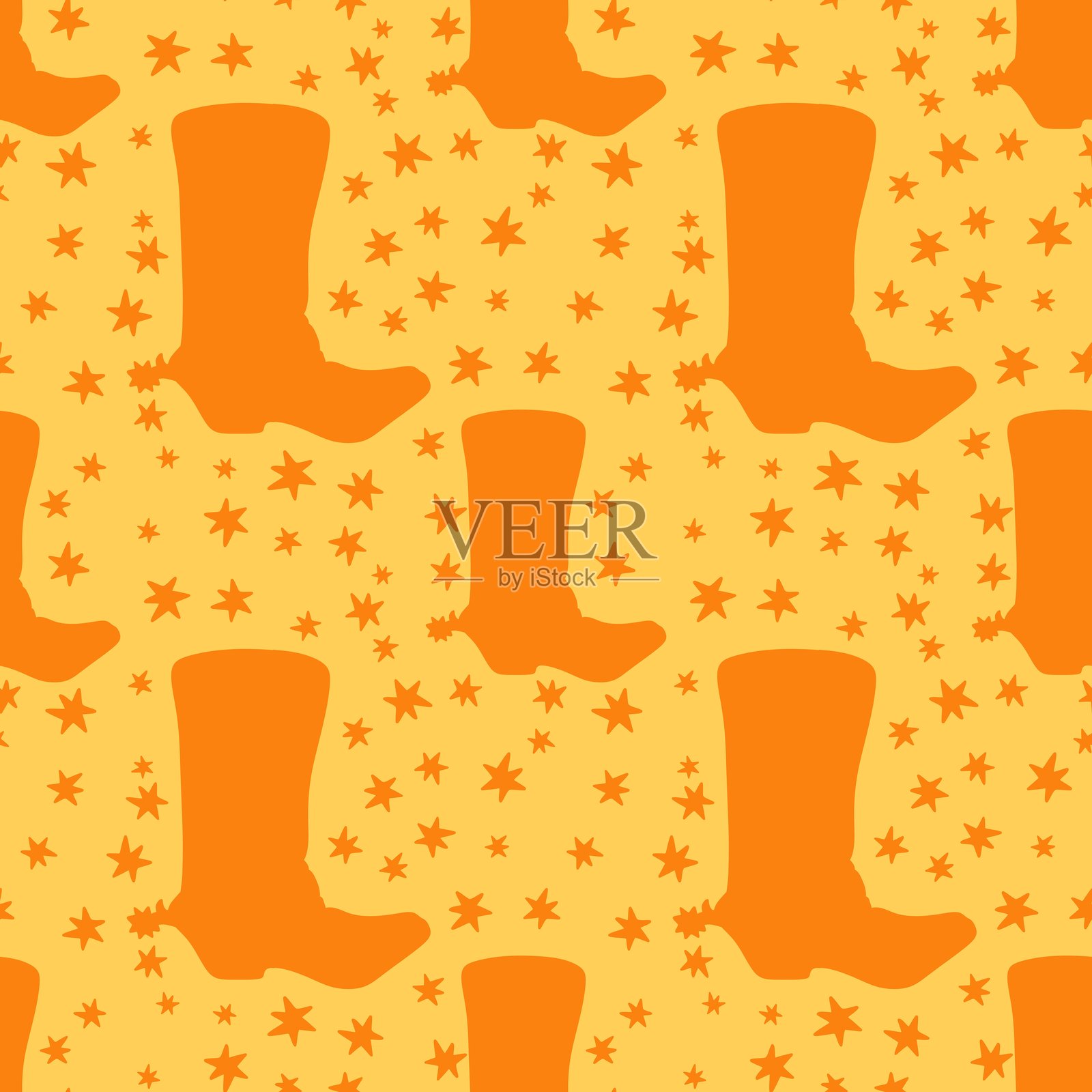 西方无缝图案，适用于包装纸和夏季印刷照片摄影图片