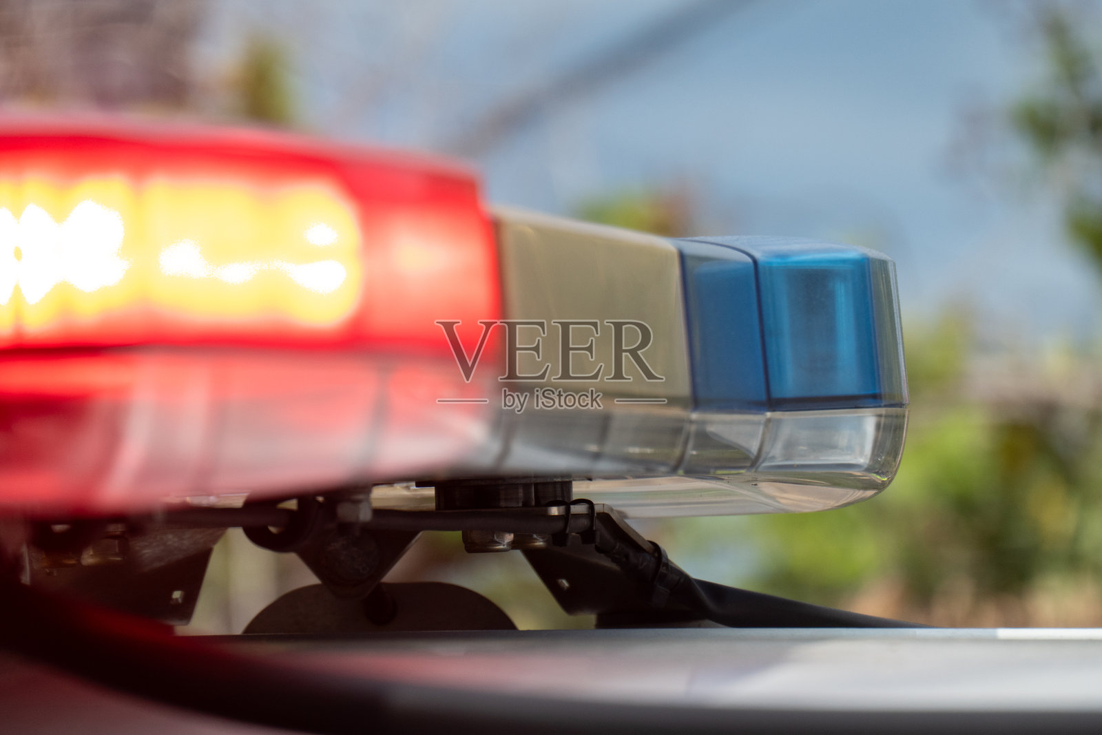 警察紧急车辆灯光照片摄影图片