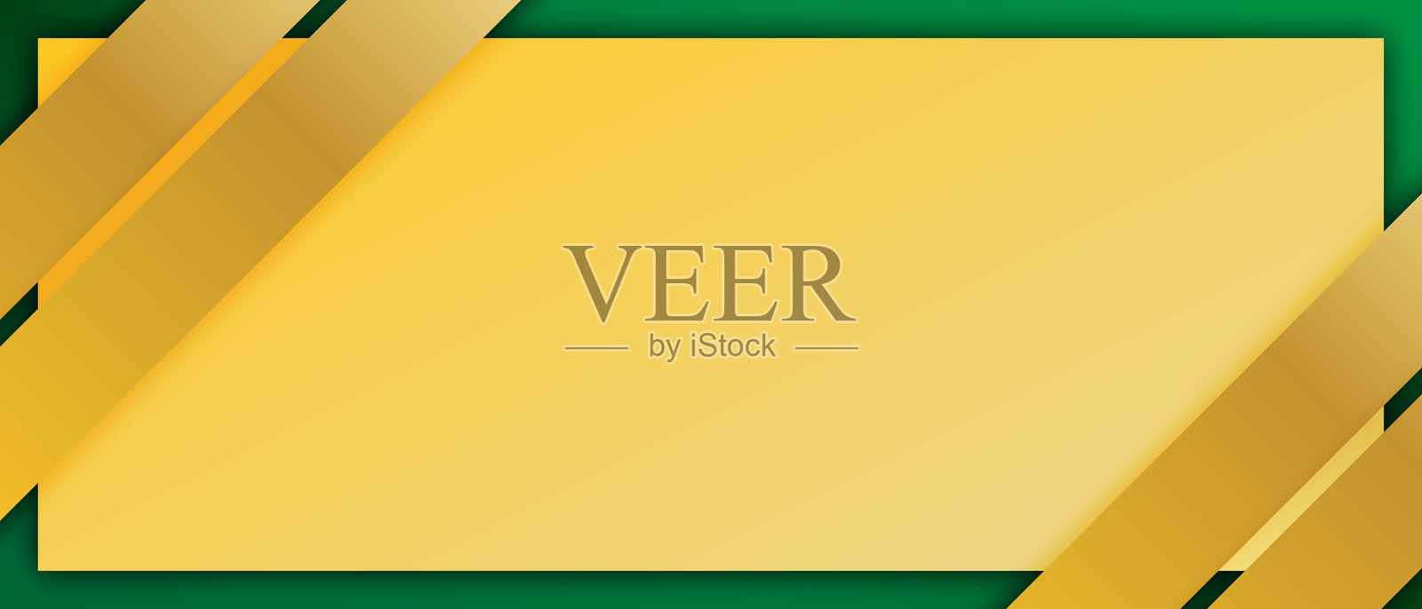 优雅现代的专业绿色金色设计商业模板背景插画图片素材