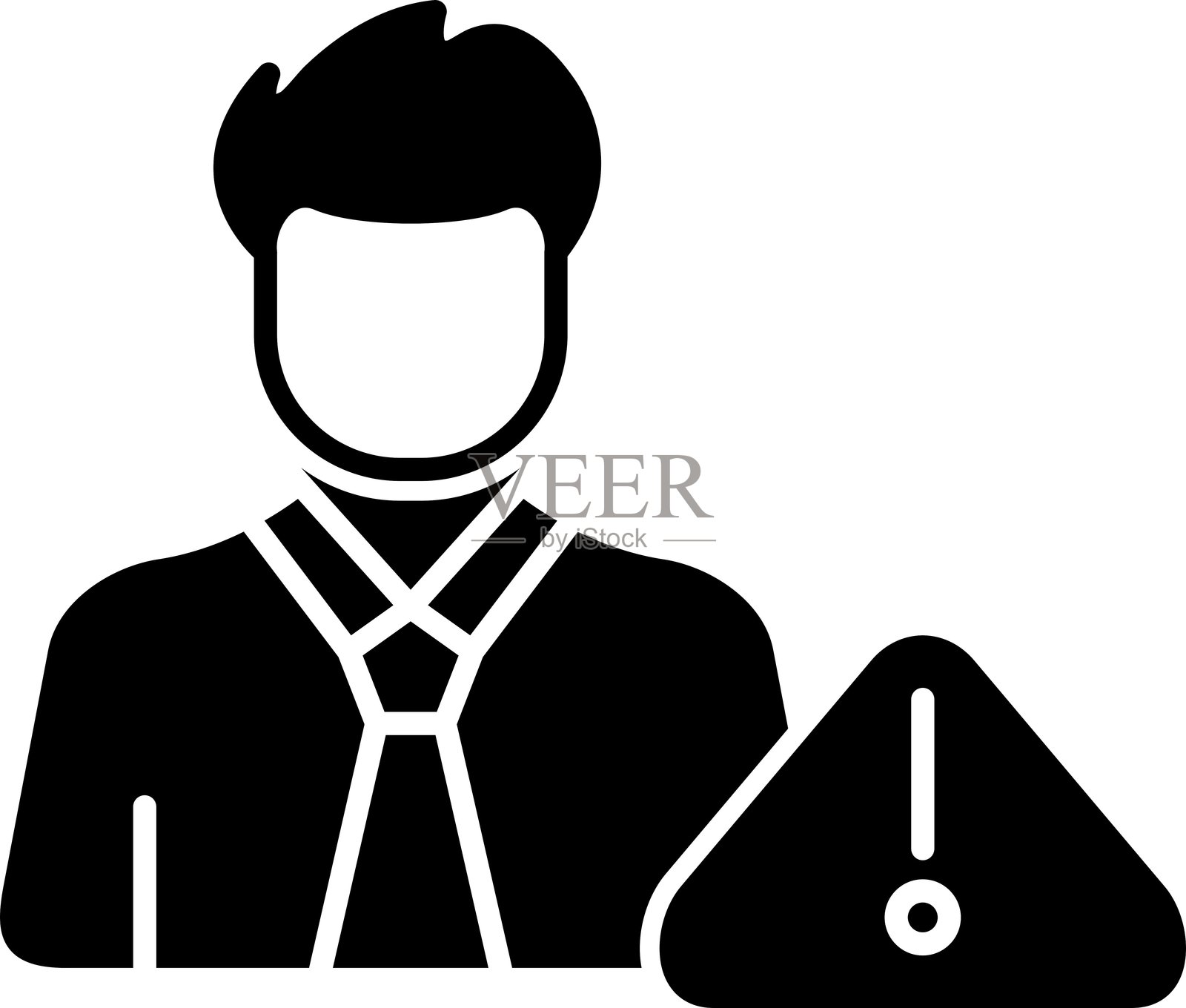 用户警告图标插画图片素材