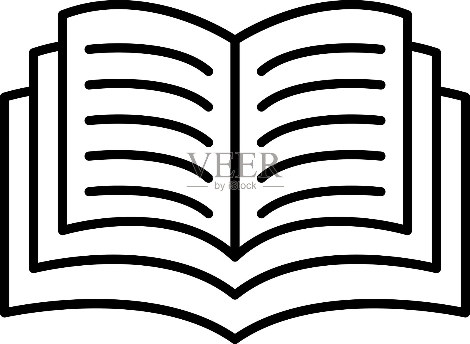 书籍图标插画图片素材