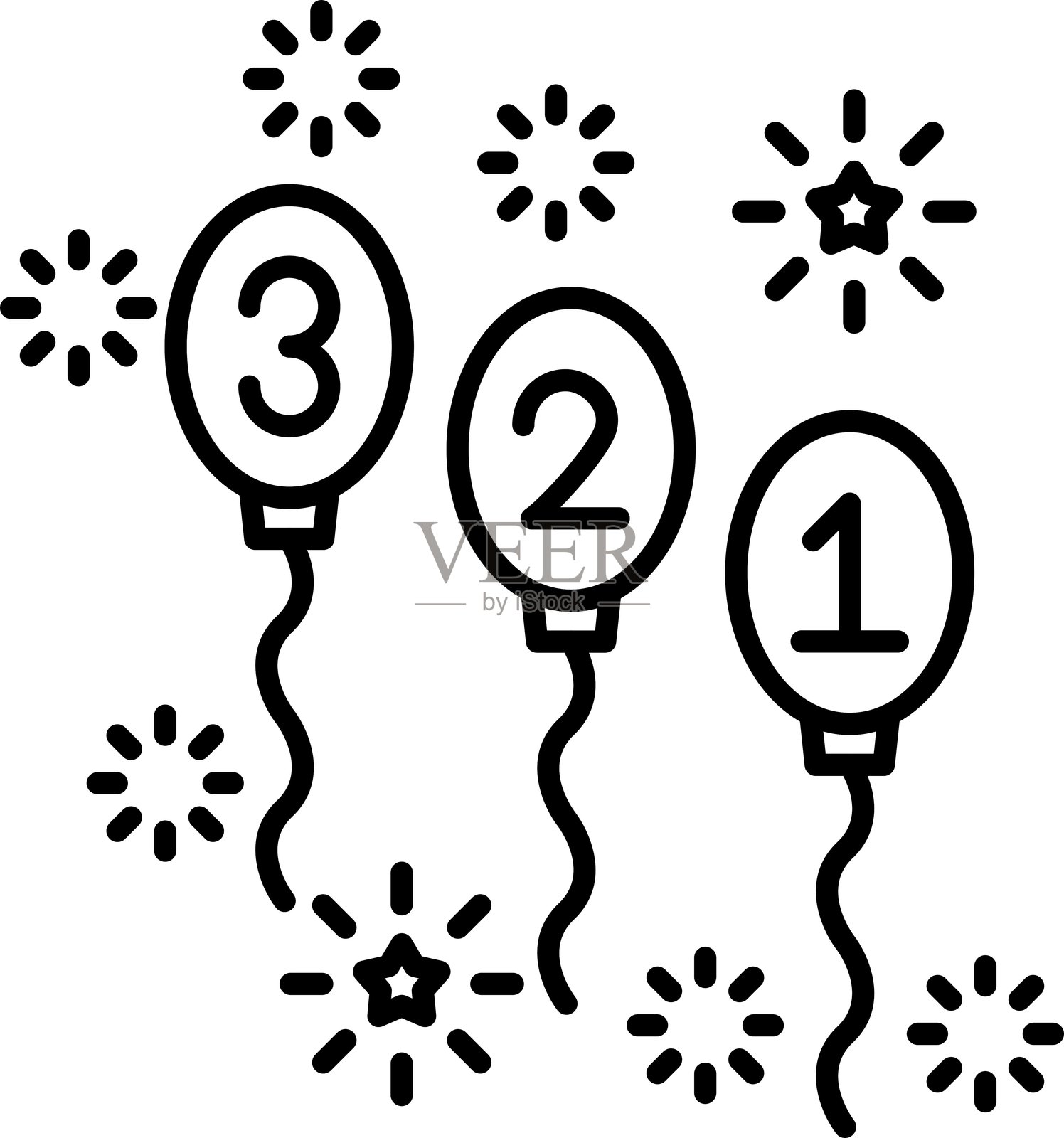 倒计时图标插画图片素材