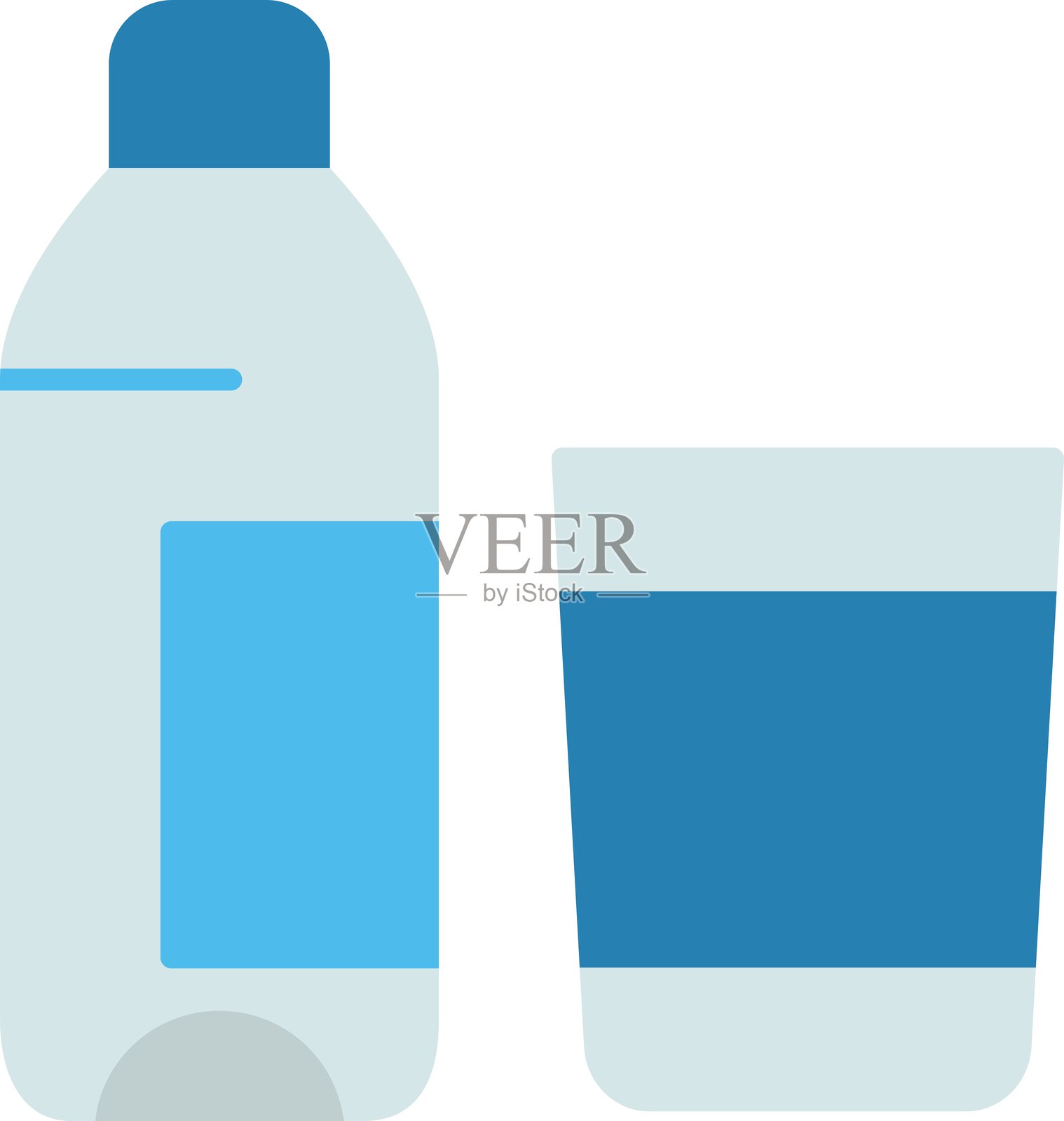 瓶子图标插画图片素材