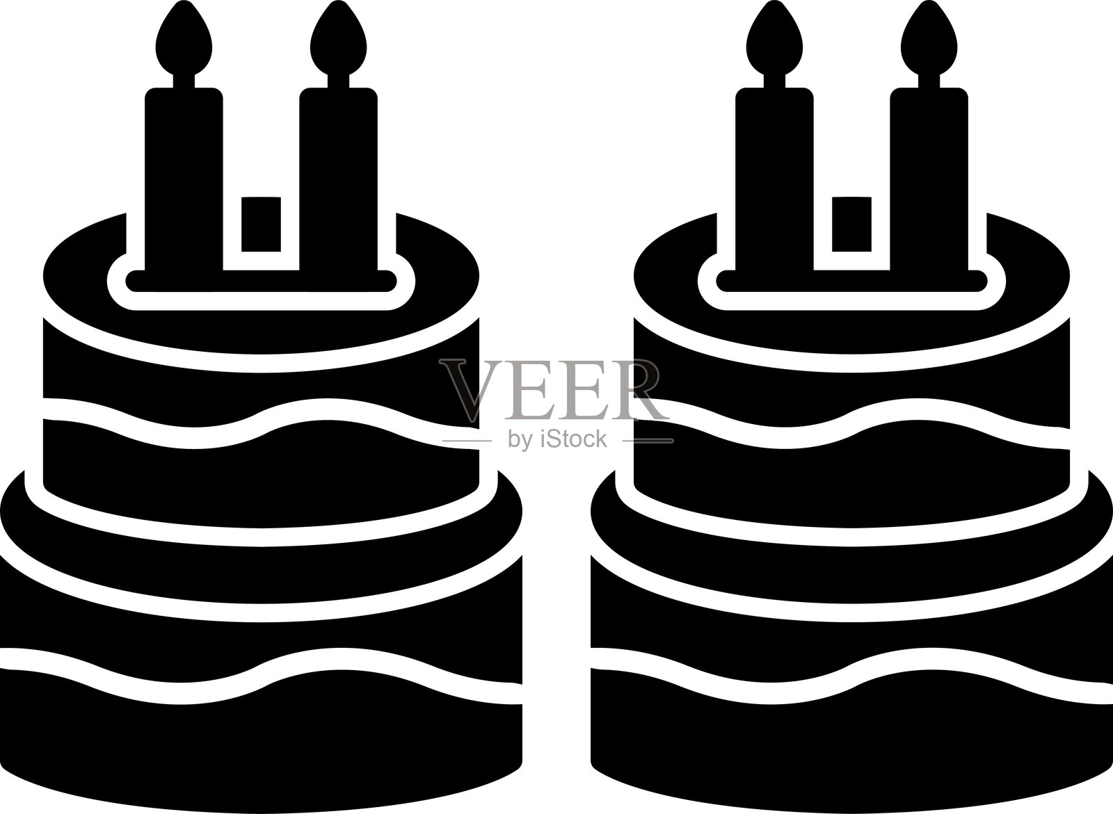 蛋糕图标插画图片素材