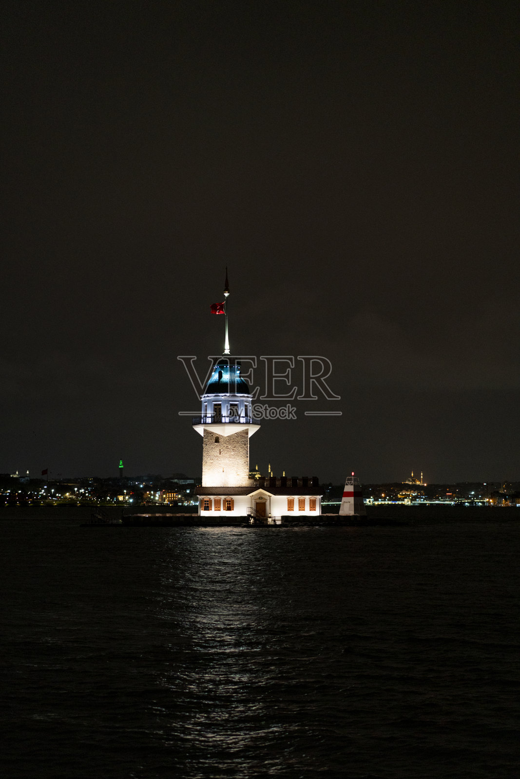 少女塔 (Kız kulesi)照片摄影图片