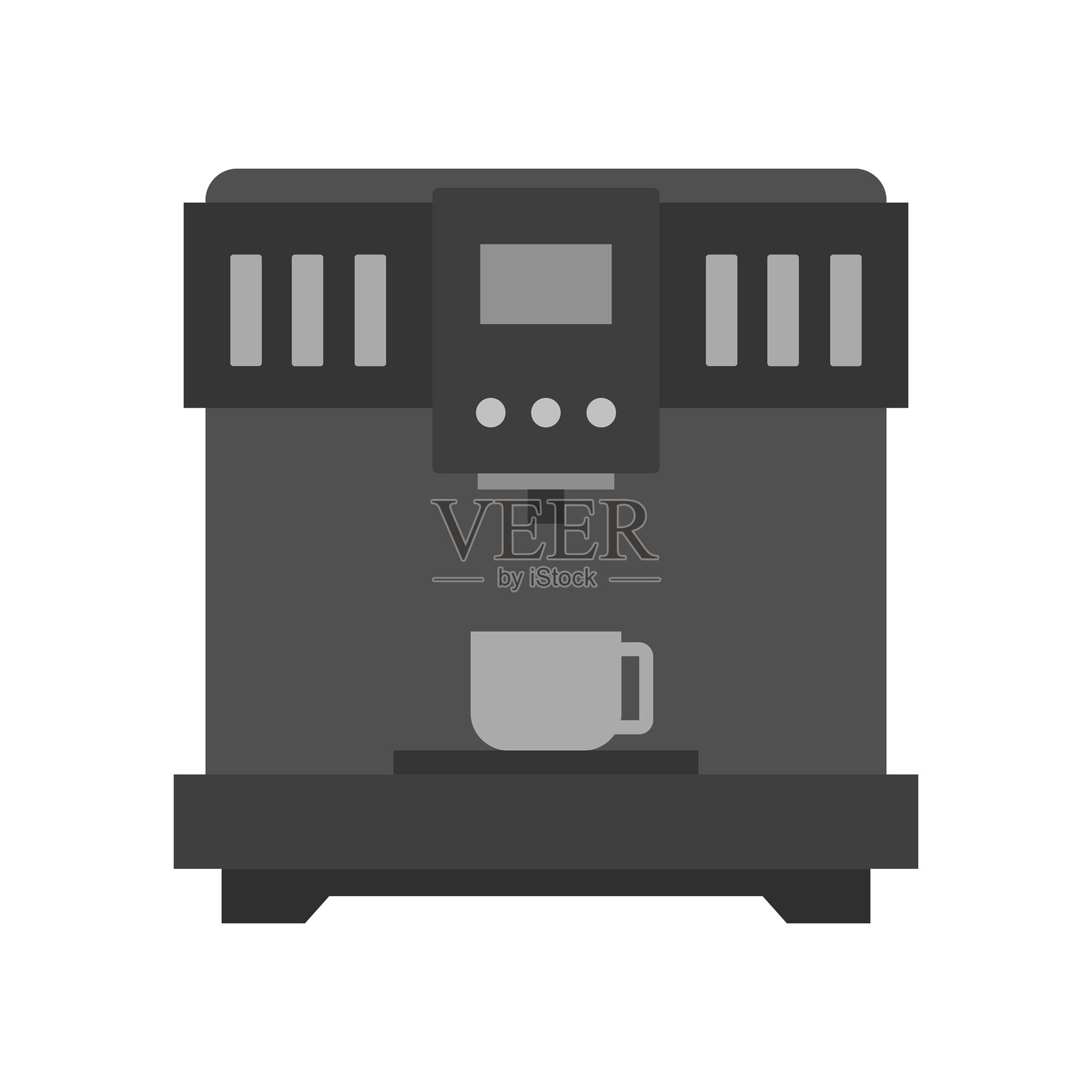 咖啡机插画图片素材