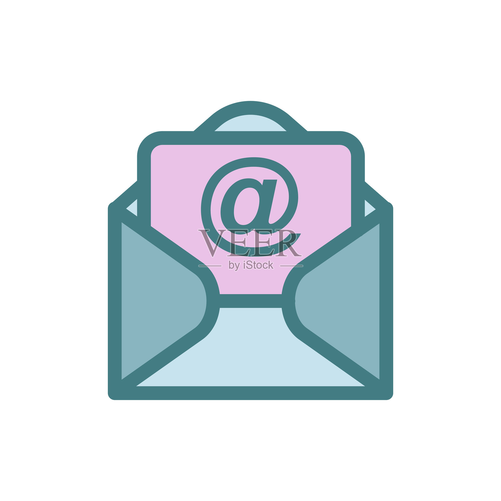 信封图标 电子邮件 扁平化 教育 标签 极简设计 适用于数字和印刷项目 图形设计图标 对视觉美学产生巨大影响插画图片素材