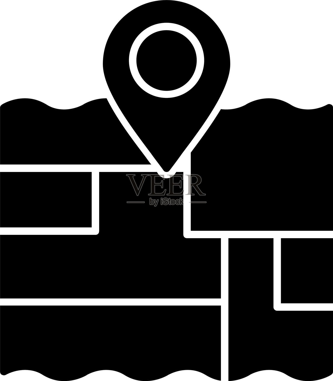 地图图标插画图片素材