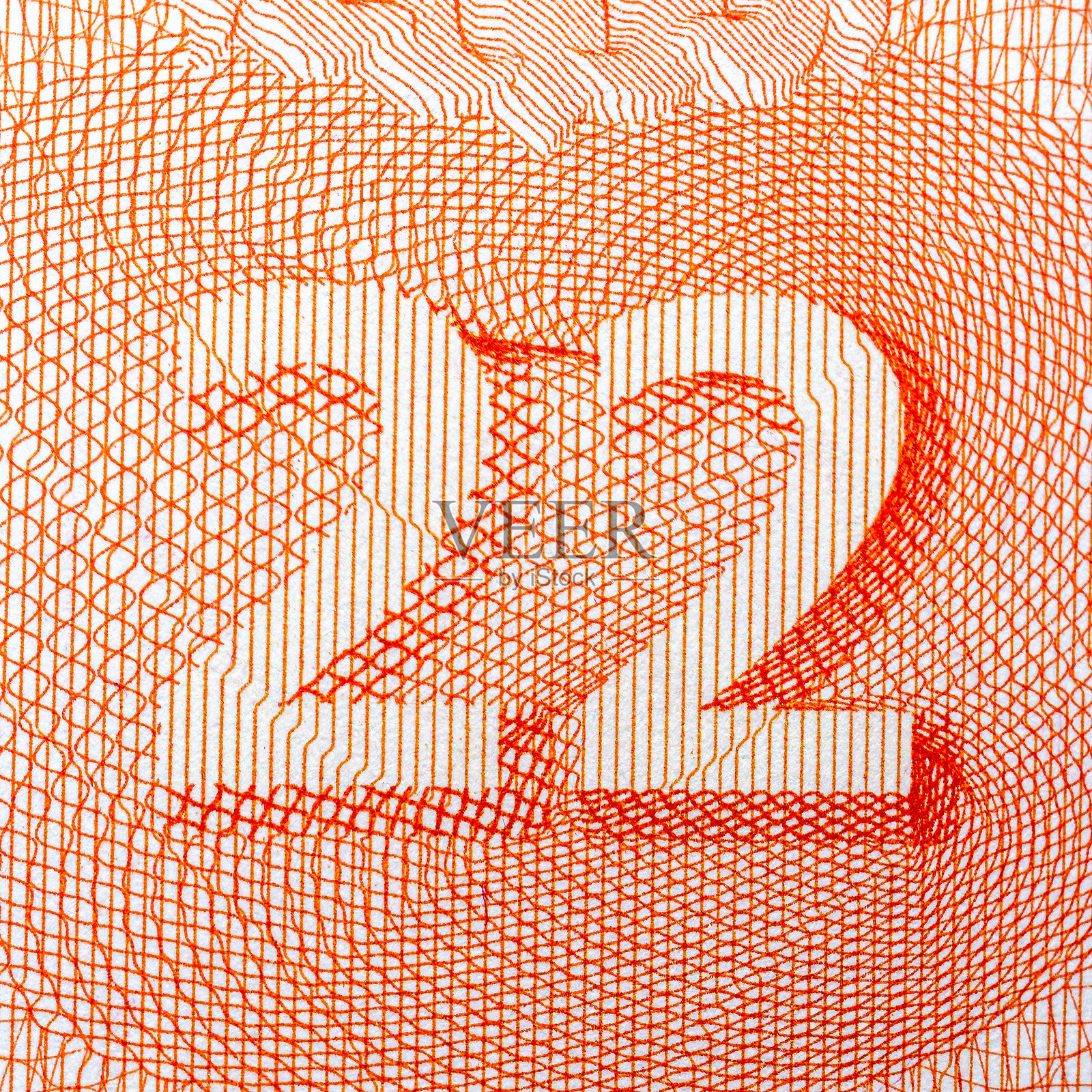 白色背景上精致的橙色数字22设计特写。照片摄影图片