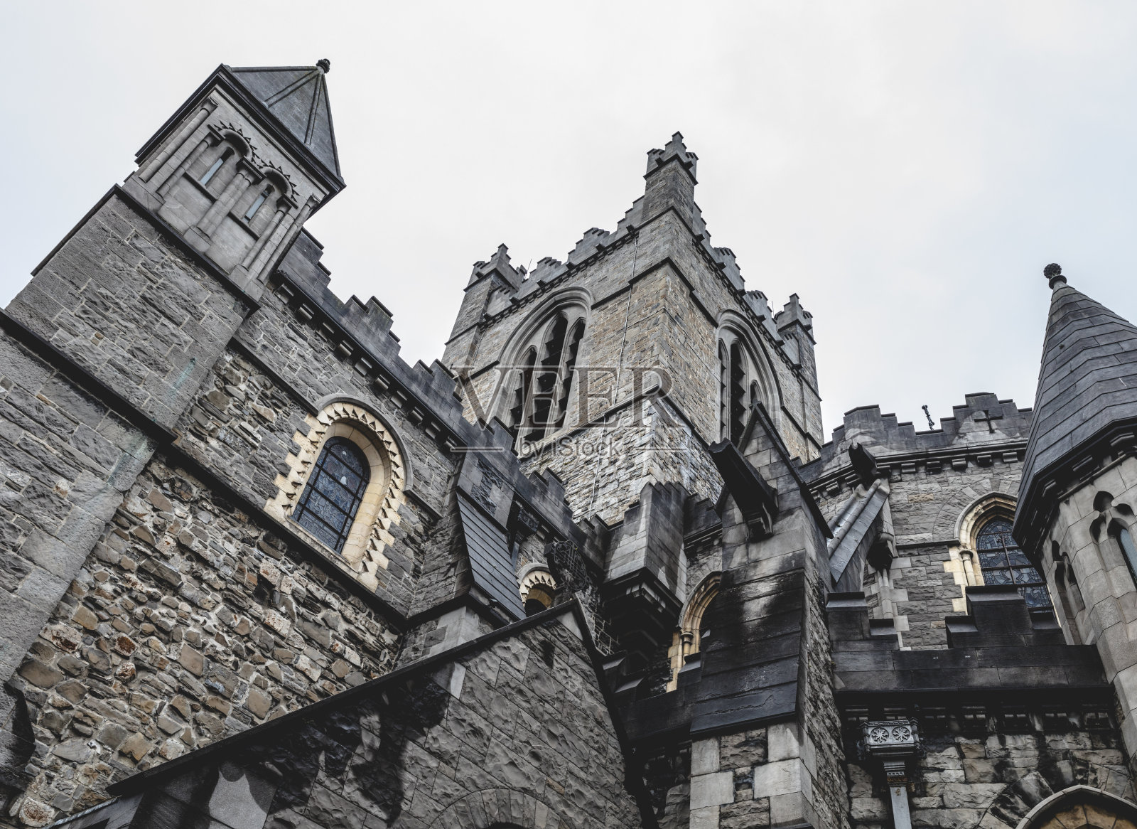 都柏林的基督教堂大教堂照片摄影图片