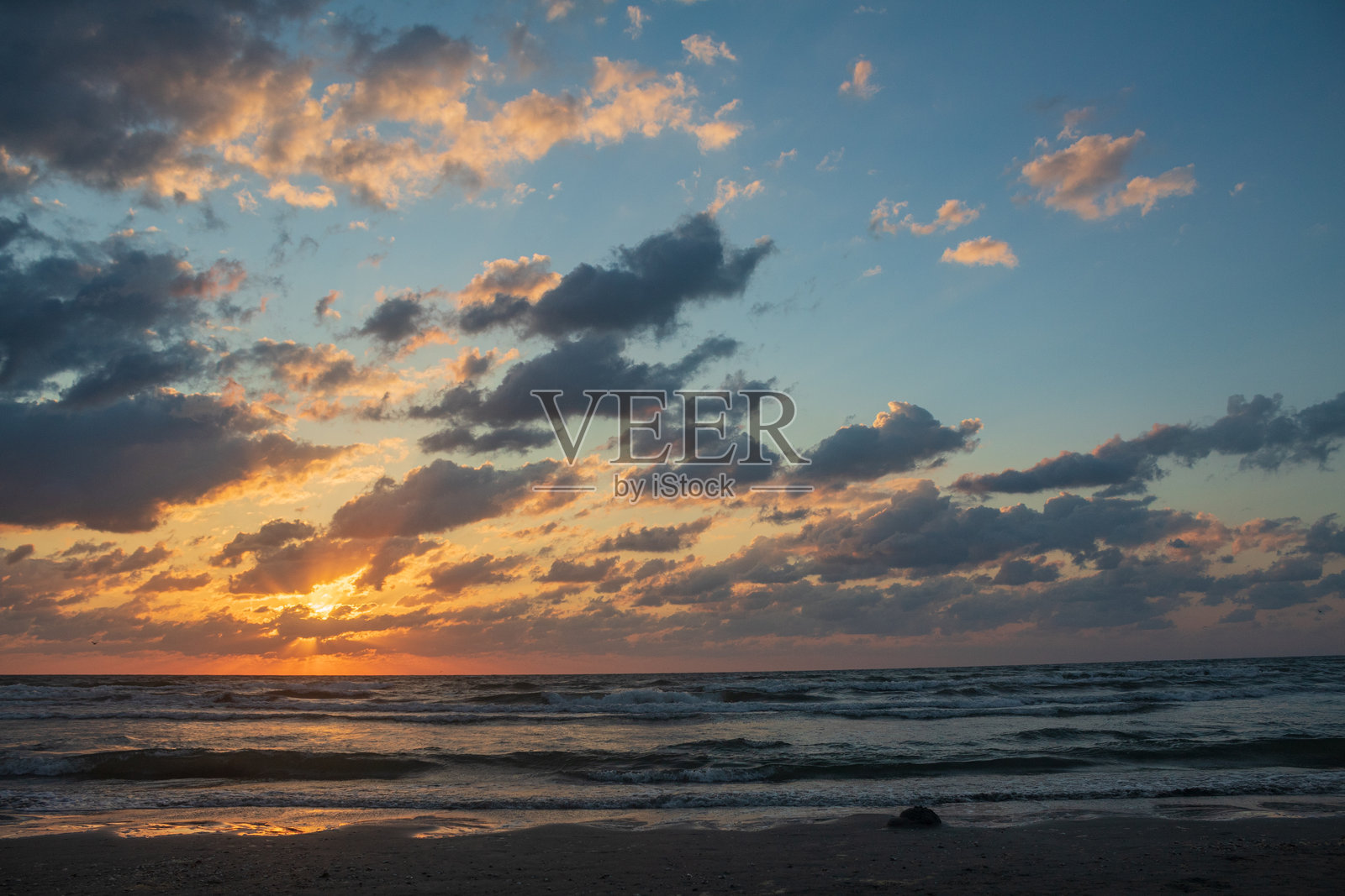 海洋，海岸 - 欧洲，罗马尼亚，康斯坦察地区照片摄影图片