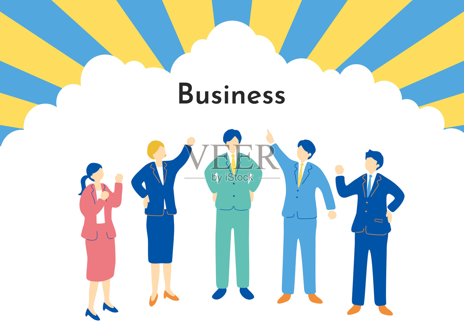 商业场景插图插画图片素材