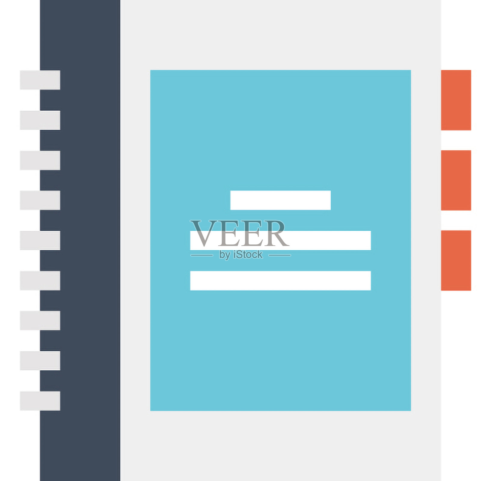 联系人列表扁平化网页图标概念插画图片素材