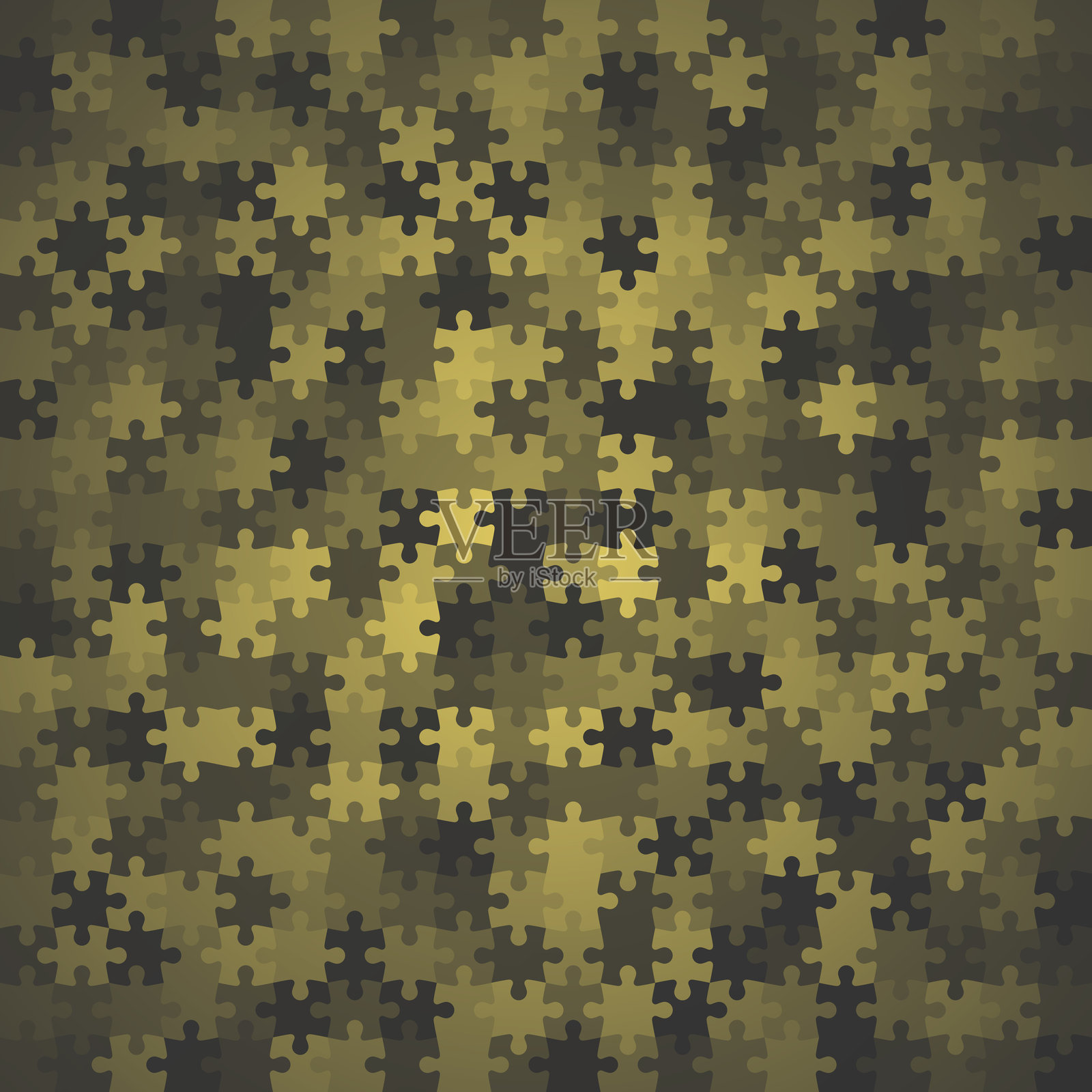 棕色抽象背景与拼图插画图片素材