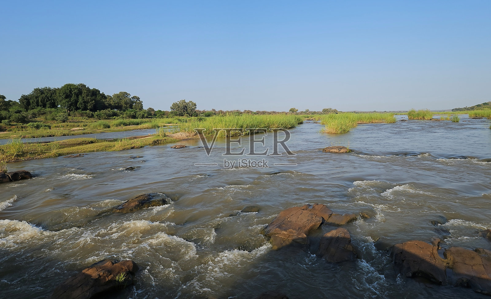 克鲁格公园 - 非洲灌木丛 - 奥利凡特斯河照片摄影图片
