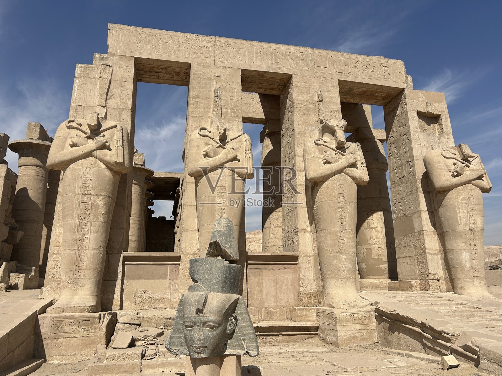 拉美西斯神庙照片摄影图片