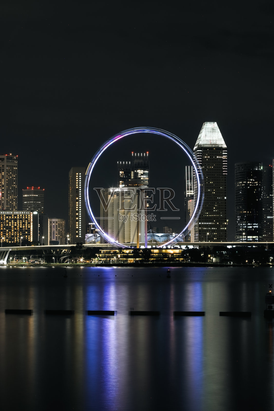 新加坡天际线照片摄影图片