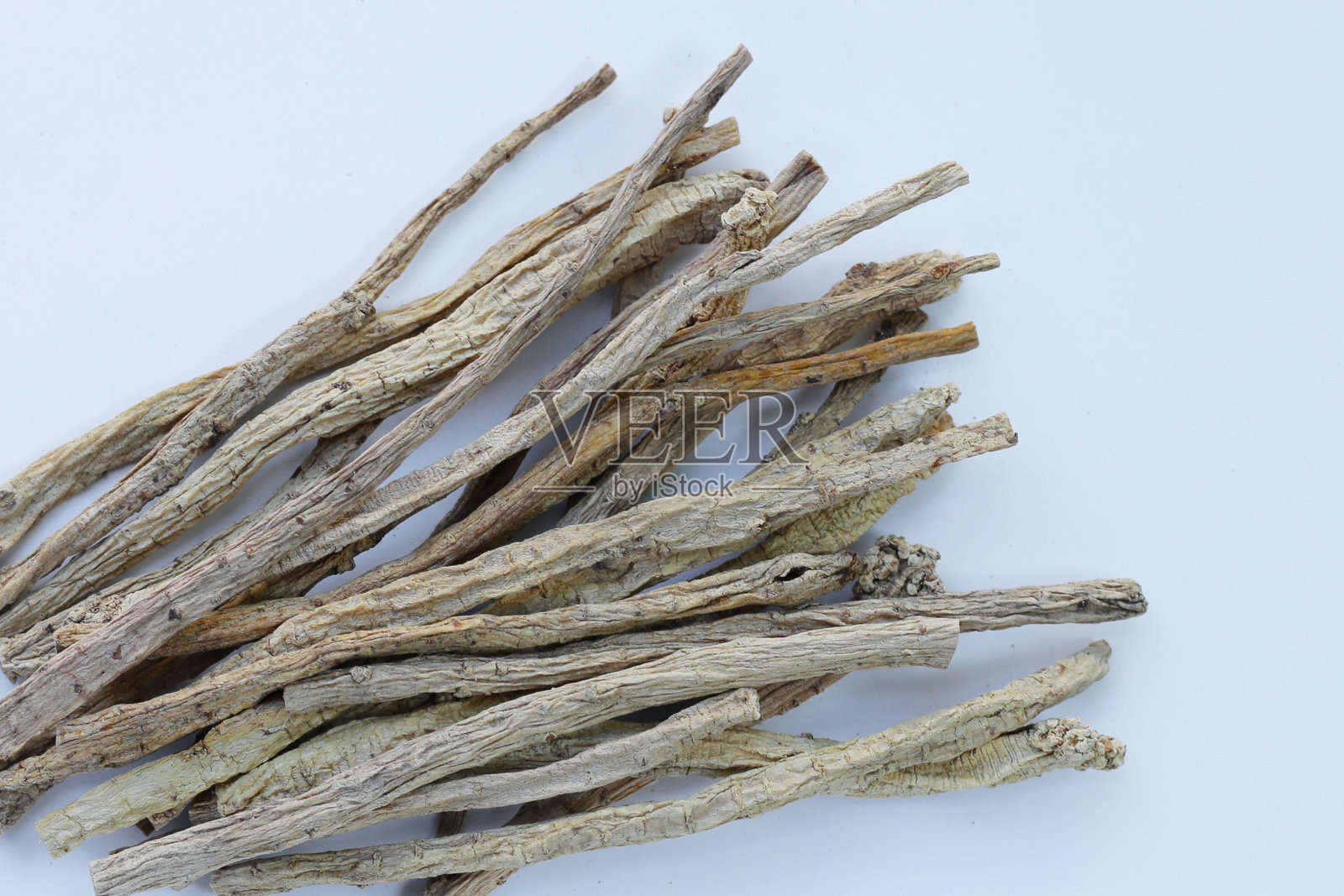 党参或毛根党参，中药材照片摄影图片