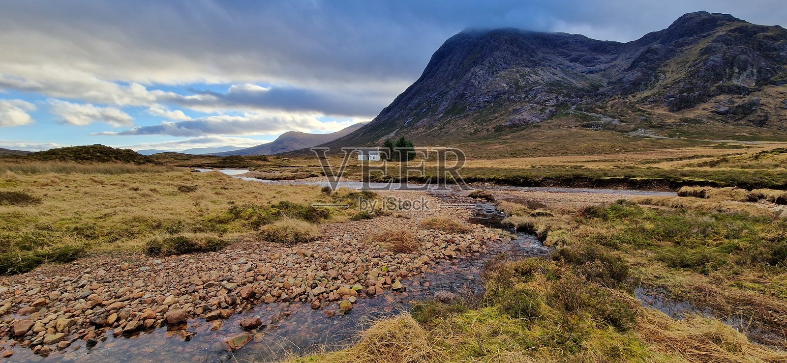 格伦科的拉甘加布小屋照片摄影图片
