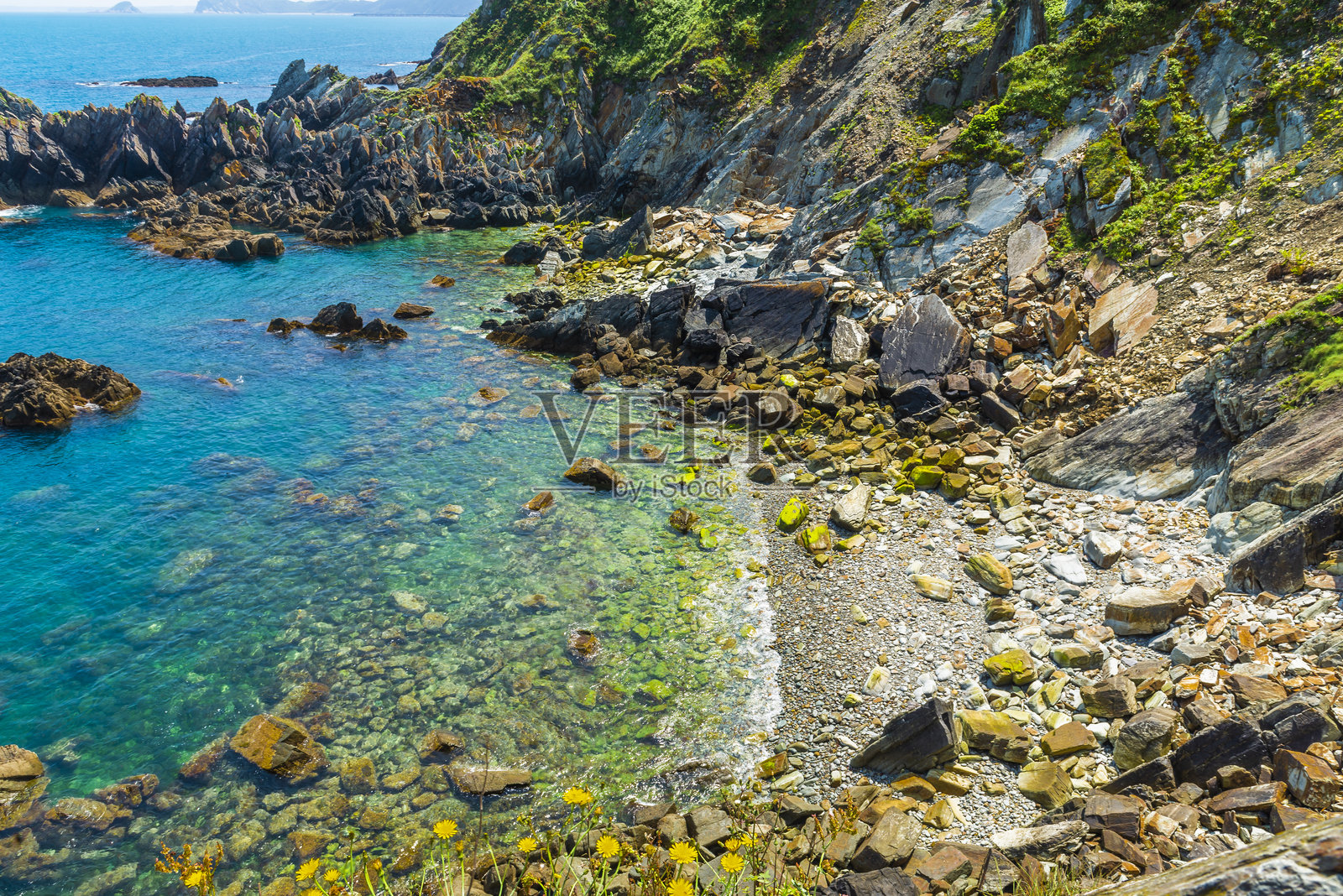 库迪列罗镇，阿斯图里亚斯旅游，维拉维西奥萨照片摄影图片