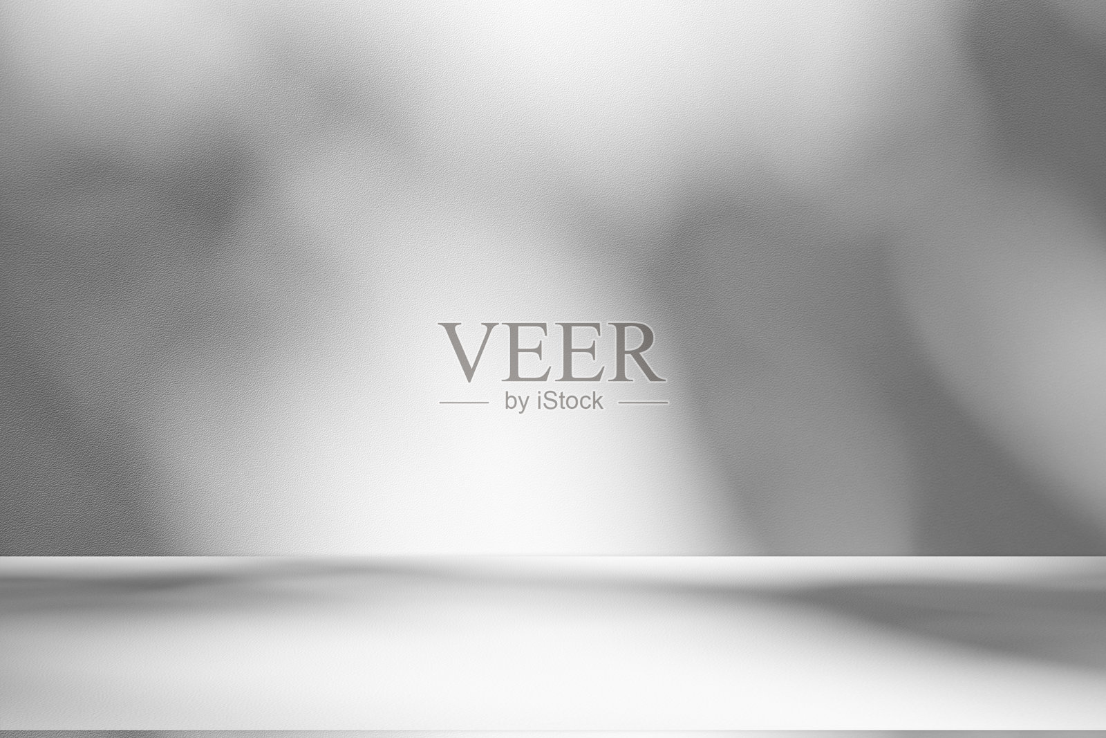 墙面室内背景，工作室和背景展示产品，窗户投射的白色阴影。适合文本插入和产品展示的背景。照片摄影图片