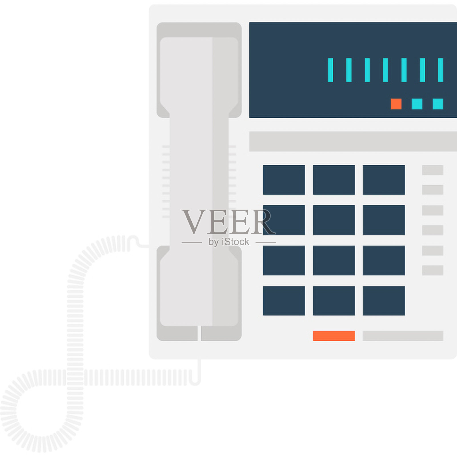 客户支持扁平化网页图标概念插画图片素材