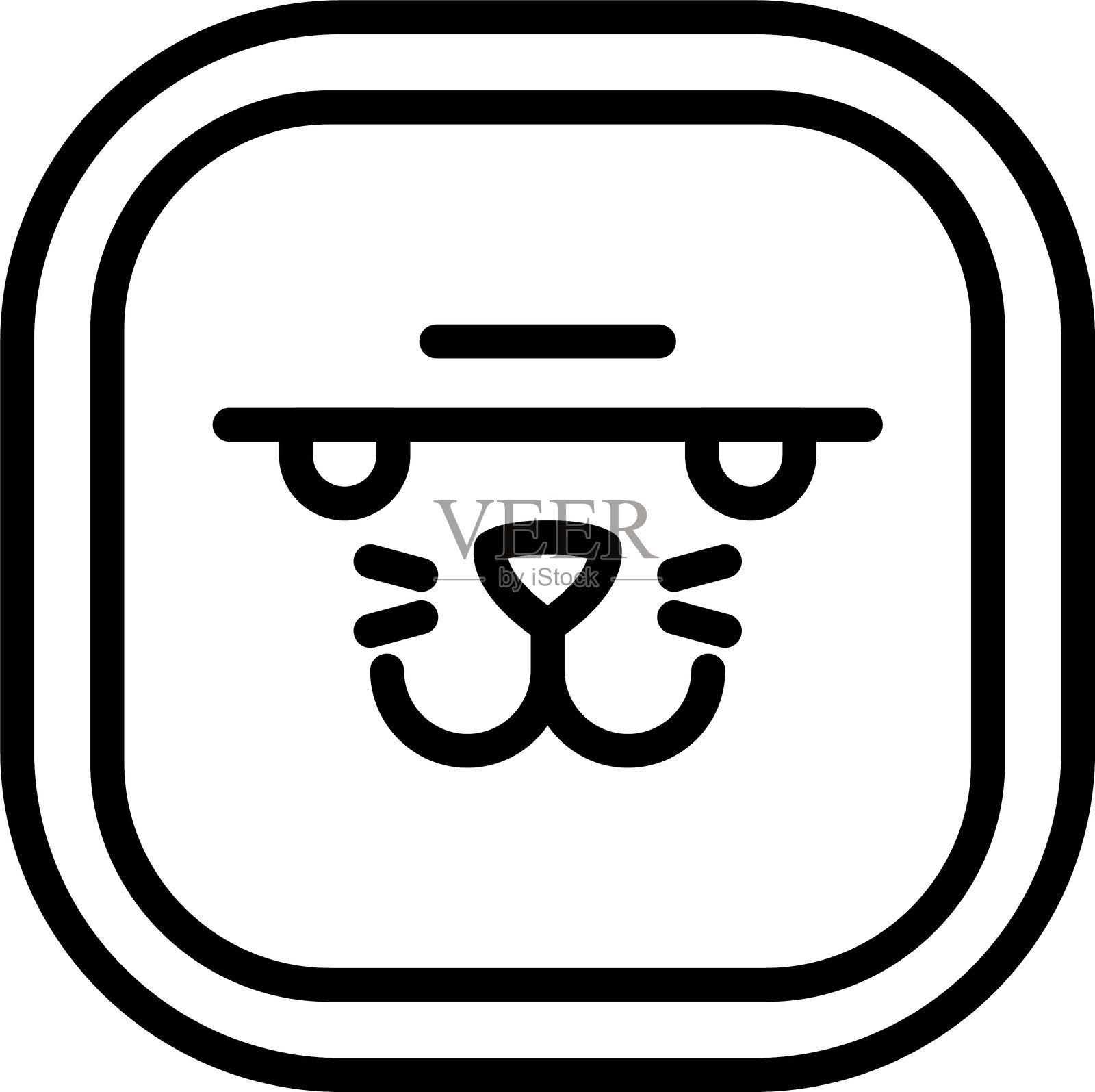 无聊图标插画图片素材