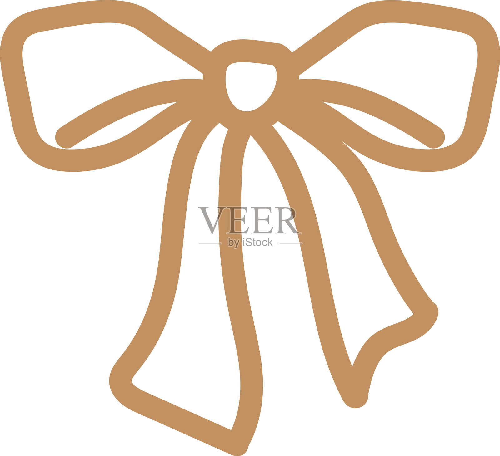 手绘生日派对金色元素套装插画图片素材