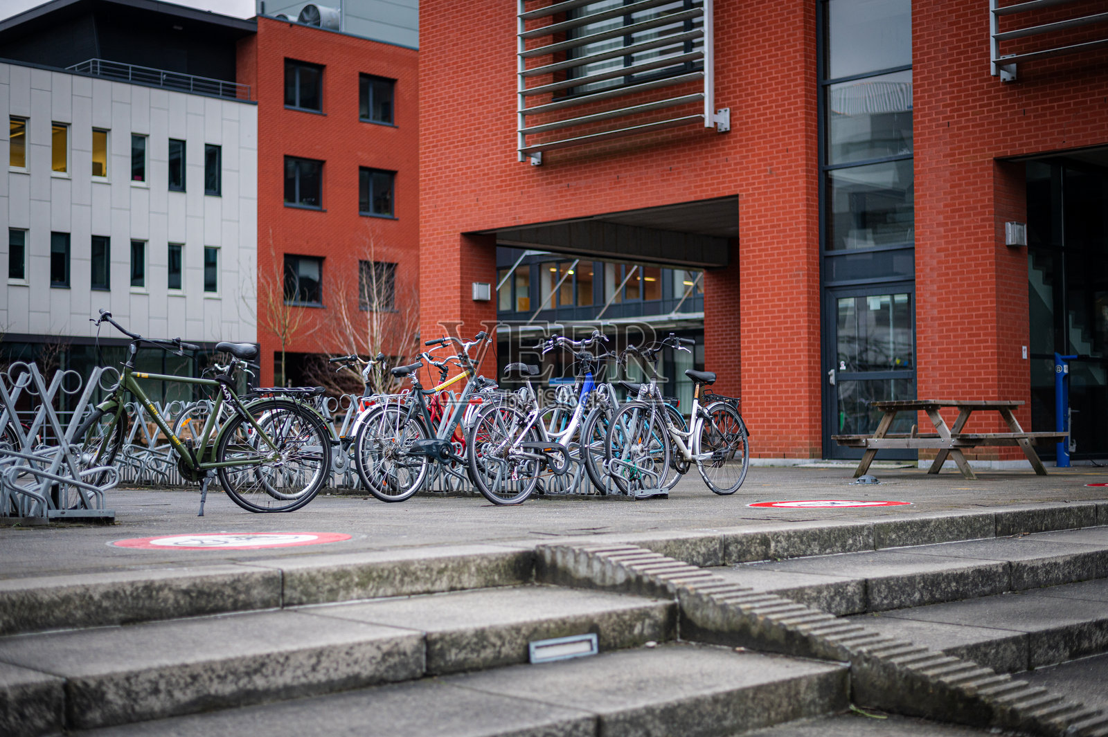 根特的自行车停车场照片摄影图片